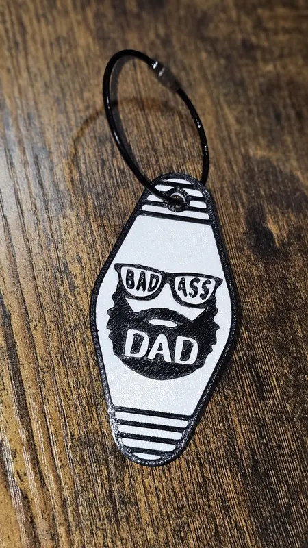 Custom Keychain - Personalized 3D printed keychain